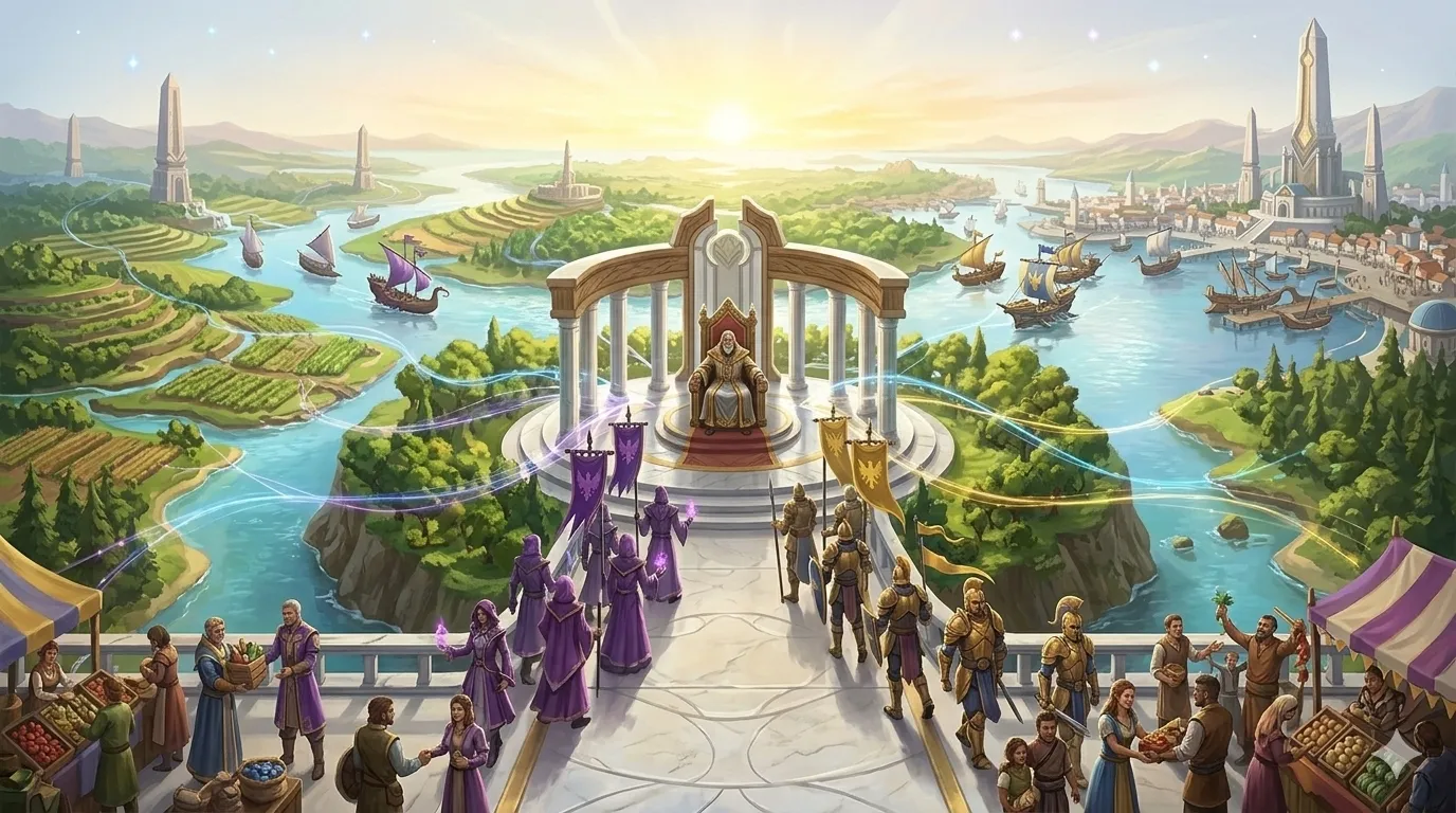 Hexara vor dem Kataklysmus – die heile Welt